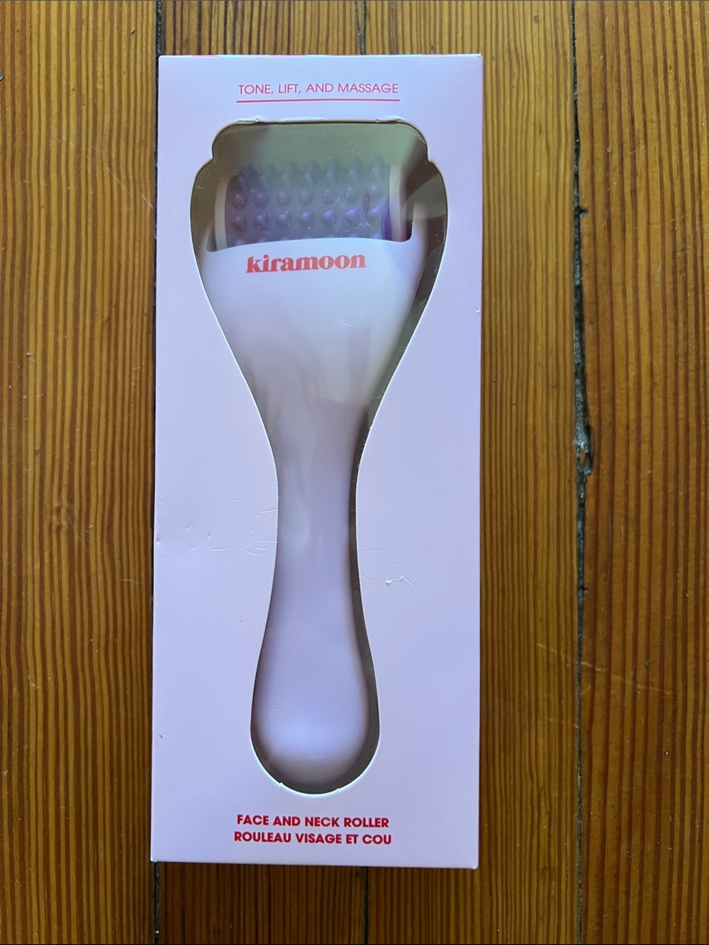 Pink Face & Neck Roller – Gentle Massage & Toning